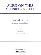 Sure on This Shining Night Orchestra sheet music cover